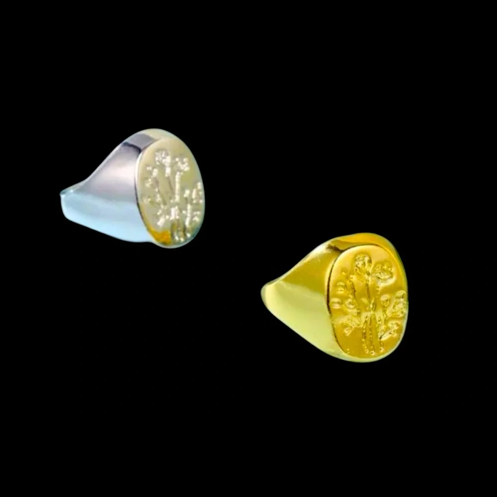 Men’s Stylish gold and silver tone rings